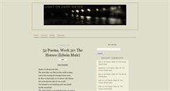 Desktop Screenshot of lightondarkwater.com